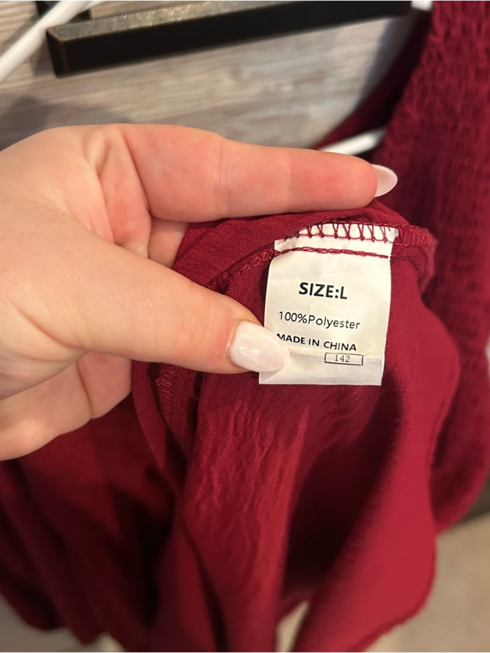 Dokotoo red smocked babydoll mini dress - Picture 6 of 7